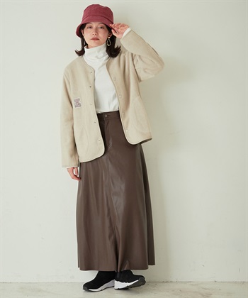 Life Style by cross marche Kロゴフリースカーディガン_subthumb_19