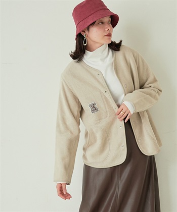 Life Style by cross marche Kロゴフリースカーディガン_subthumb_20