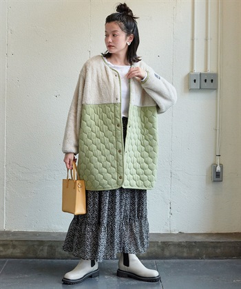Life Style by cross marche キルト切替アウター_subthumb_4