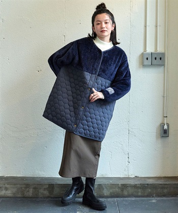 Life Style by cross marche キルト切替アウター_subthumb_15