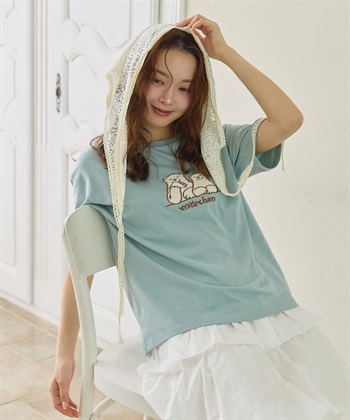 LAFUKU 【サンドイッチハウスメルヘン】サガラ刺繍メルるん♪半袖Tシャツ_subthumb_20