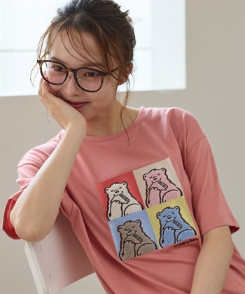 LAFUKU 【サンドイッチハウスメルヘン】サガラ刺繍アートメルるん♪半袖Tシャツ_subthumb_2