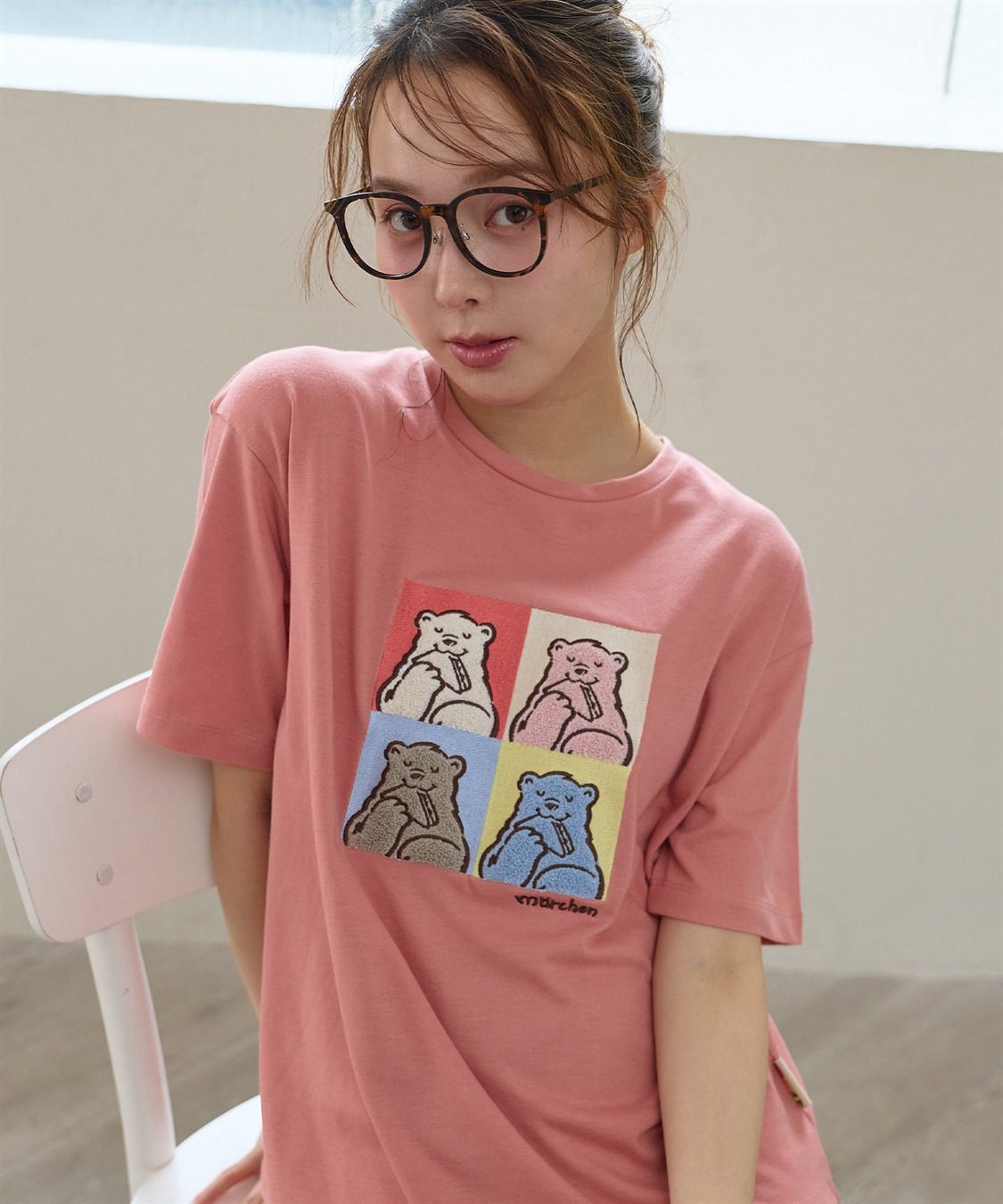LAFUKU 【サンドイッチハウスメルヘン】サガラ刺繍アートメルるん♪半袖Tシャツ_sub_3