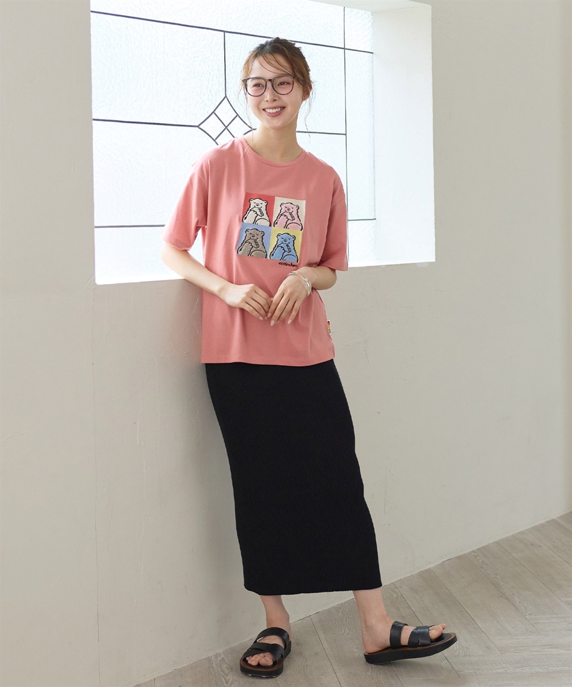 LAFUKU 【サンドイッチハウスメルヘン】サガラ刺繍アートメルるん♪半袖Tシャツ_sub_15