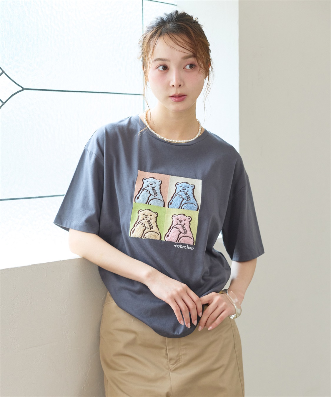 LAFUKU 【サンドイッチハウスメルヘン】サガラ刺繍アートメルるん♪半袖Tシャツ_sub_16