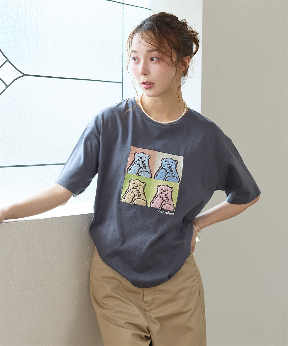 LAFUKU 【サンドイッチハウスメルヘン】サガラ刺繍アートメルるん♪半袖Tシャツ_sub_18