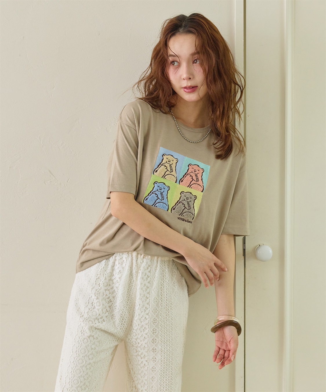 LAFUKU 【サンドイッチハウスメルヘン】サガラ刺繍アートメルるん♪半袖Tシャツ_sub_22