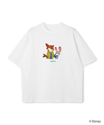 LAFUKU 【Zootopia/ズートピア】キャラクタープリント半袖クルーネックTシャツ / Over Harf Sleeve T-shirt《UNISEX》_subthumb_11