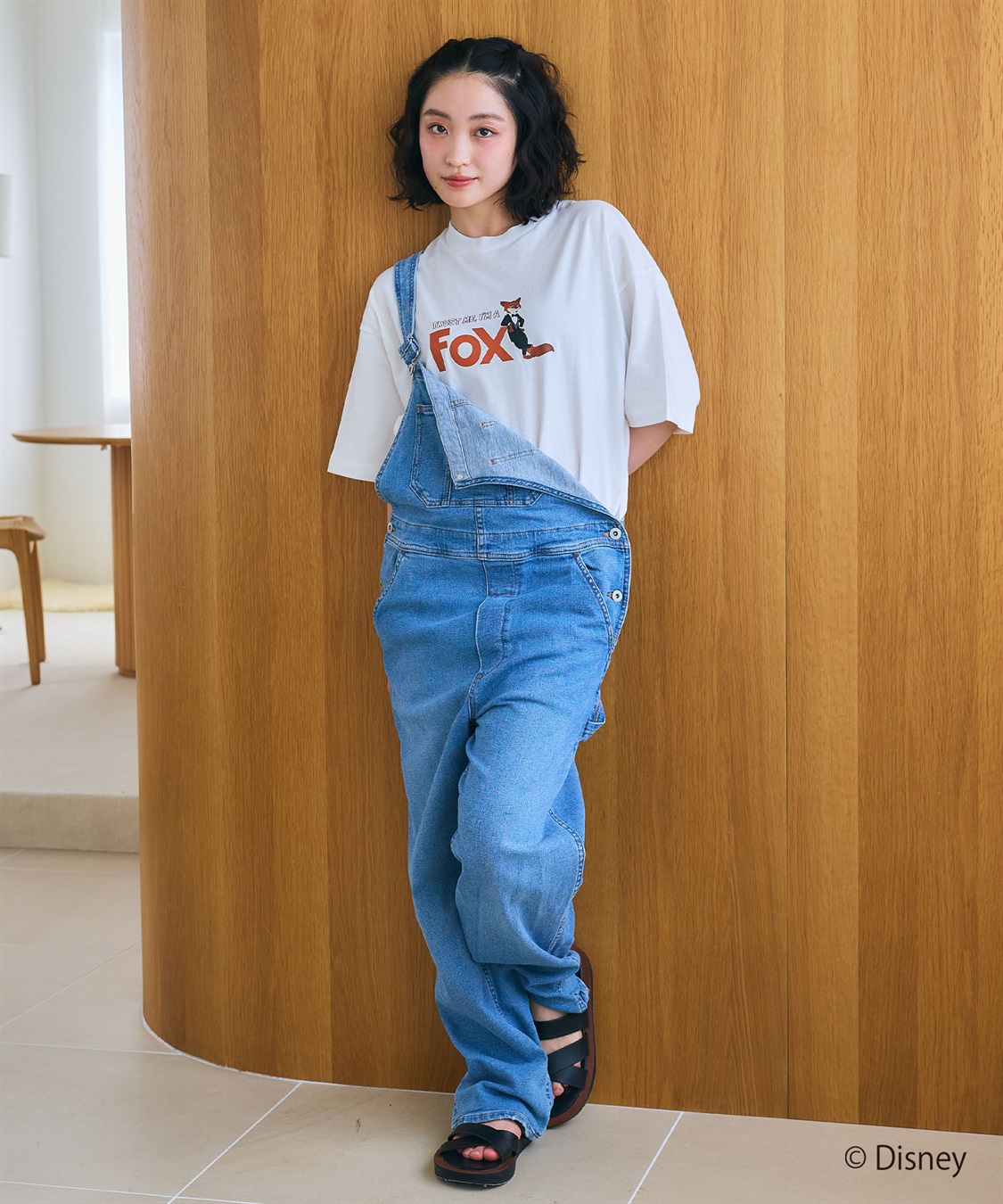 LAFUKU 【Zootopia 2/ズートピア2】タキシード ニック プリントTシャツ / Over Harf Sleeve T-shirt《UNISEX》_sub_3