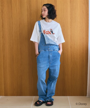 LAFUKU 【Zootopia 2/ズートピア2】タキシード ニック プリントTシャツ / Over Harf Sleeve T-shirt《UNISEX》_subthumb_4