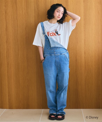 LAFUKU 【Zootopia 2/ズートピア2】タキシード ニック プリントTシャツ / Over Harf Sleeve T-shirt《UNISEX》_subthumb_5