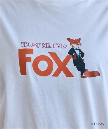 LAFUKU 【Zootopia 2/ズートピア2】タキシード ニック プリントTシャツ / Over Harf Sleeve T-shirt《UNISEX》_subthumb_7