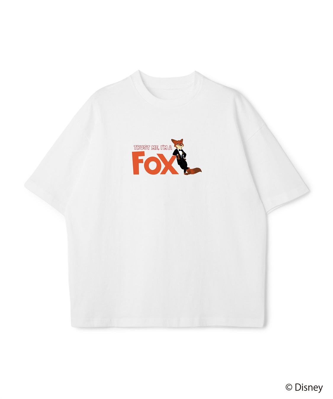 LAFUKU 【Zootopia 2/ズートピア2】タキシード ニック プリントTシャツ / Over Harf Sleeve T-shirt《UNISEX》_sub_11