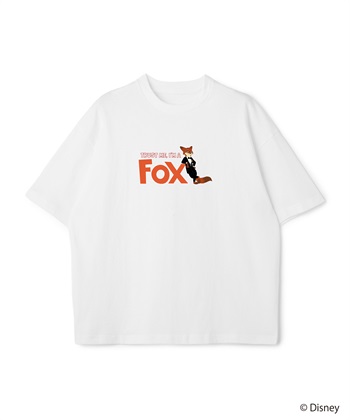 LAFUKU 【Zootopia 2/ズートピア2】タキシード ニック プリントTシャツ / Over Harf Sleeve T-shirt《UNISEX》_subthumb_11