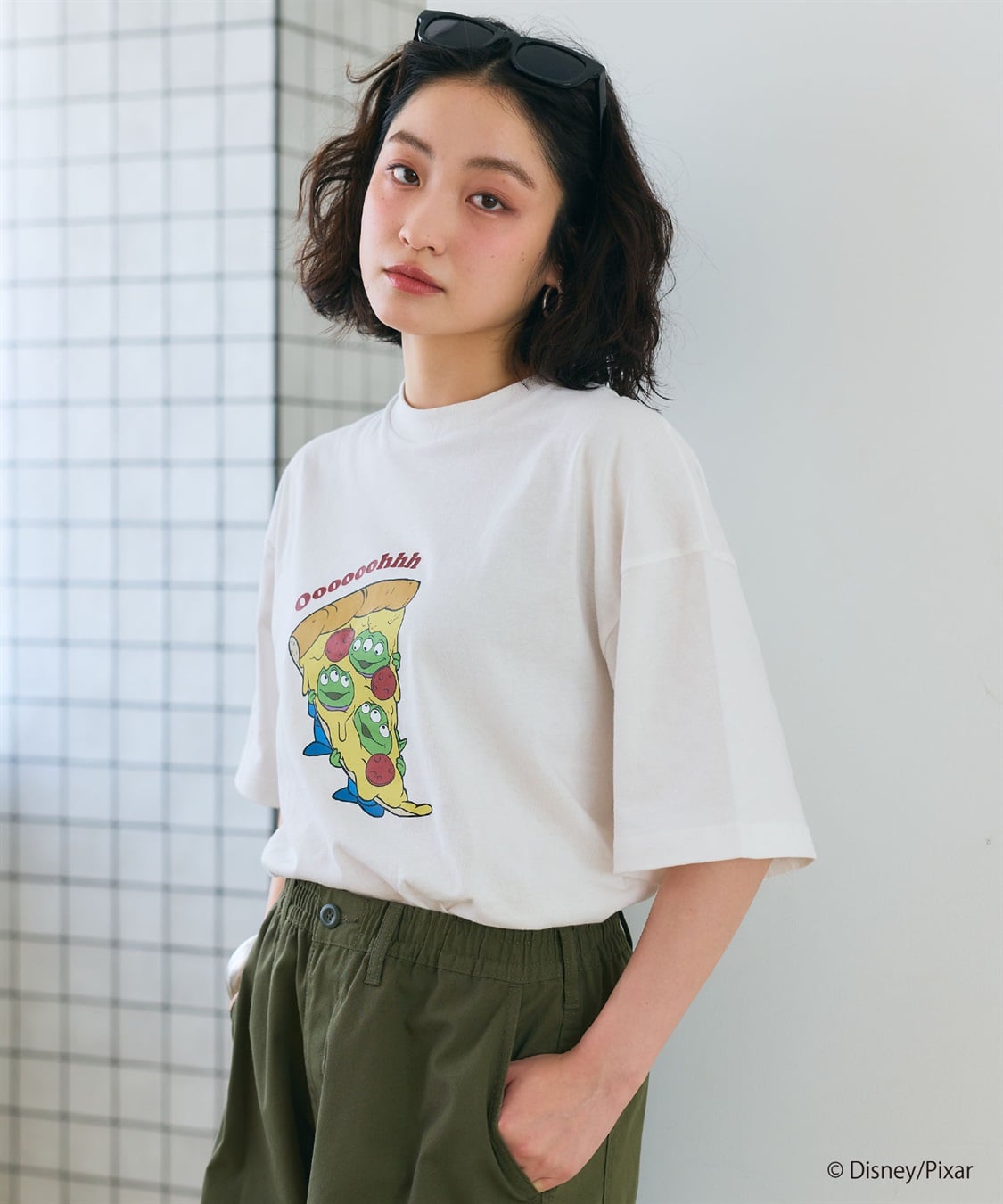 LAFUKU 【TOY STORY/トイ・ストーリー】エイリアン/リトル・グリーン・メン/半袖Tシャツ / Over Harf Sleeve T-shirt《UNISEX》_sub_4