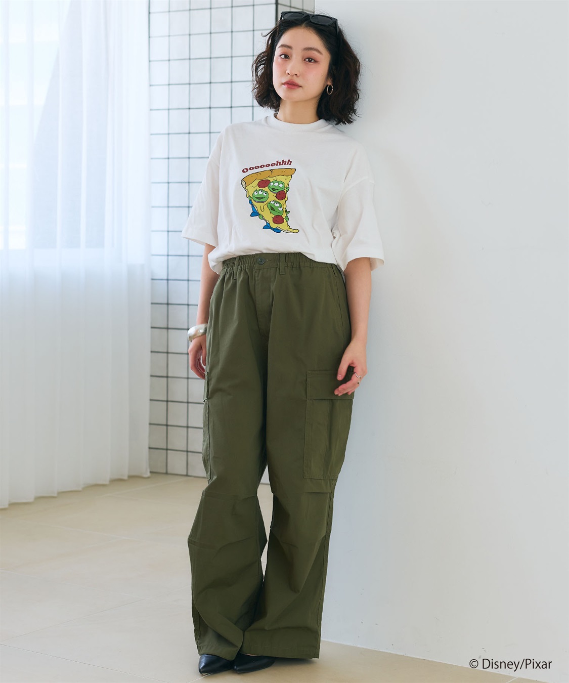 LAFUKU 【TOY STORY/トイ・ストーリー】エイリアン/リトル・グリーン・メン/半袖Tシャツ / Over Harf Sleeve T-shirt《UNISEX》_sub_7