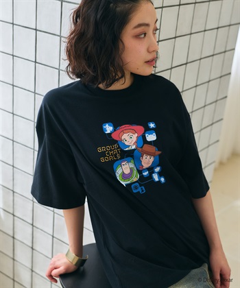 LAFUKU 【TOY STORY 5/トイ・ストーリー5】キャラクタープリント半袖Tシャツ / Over Harf Sleeve T-shirt《UNISEX》_subthumb_3