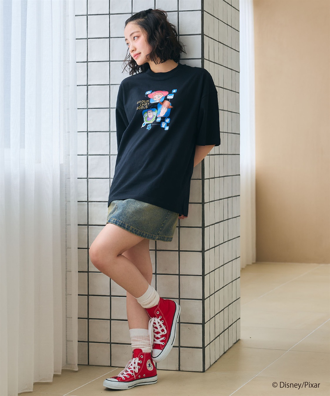 LAFUKU 【TOY STORY 5/トイ・ストーリー5】キャラクタープリント半袖Tシャツ / Over Harf Sleeve T-shirt《UNISEX》_sub_7