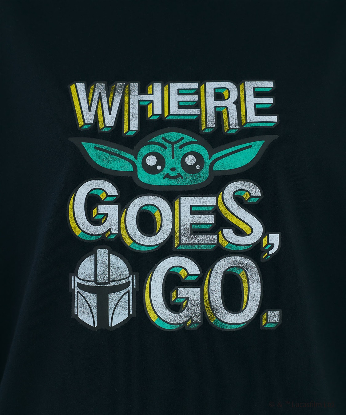 LAFUKU 【STAR WARS/スターウォーズ】マンダロリアン・アンド・グローグー半袖Tシャツ / Over Harf Sleeve T-shirt《UNISEX》_sub_12
