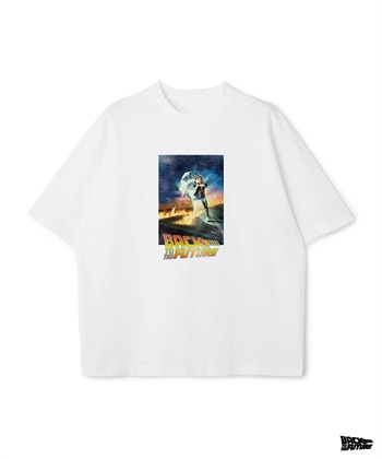 LAFUKU 【BACK TO THE FUTURE/バック・トゥ・ザ・フューチャー】ヴィンテージライク半袖Tシャツ / Over Harf Sleeve T-shirt《UNISEX》_subthumb_1