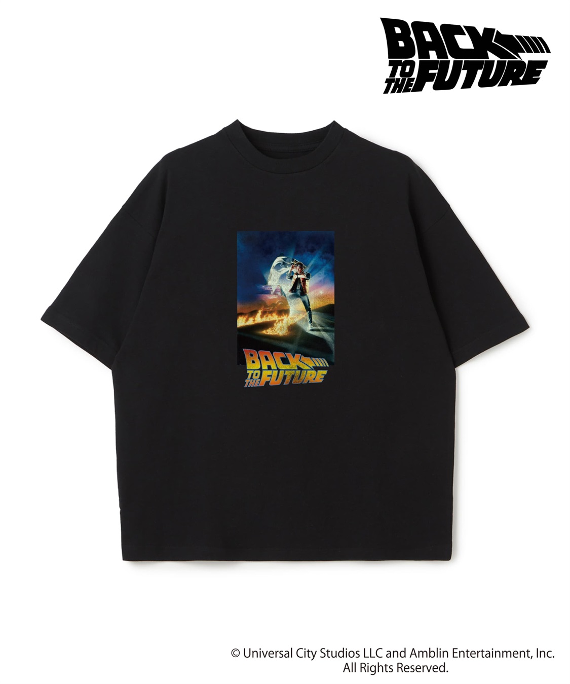 LAFUKU 【BACK TO THE FUTURE/バック・トゥ・ザ・フューチャー】ヴィンテージライク半袖Tシャツ / Over Harf Sleeve T-shirt《UNISEX》_sub_2