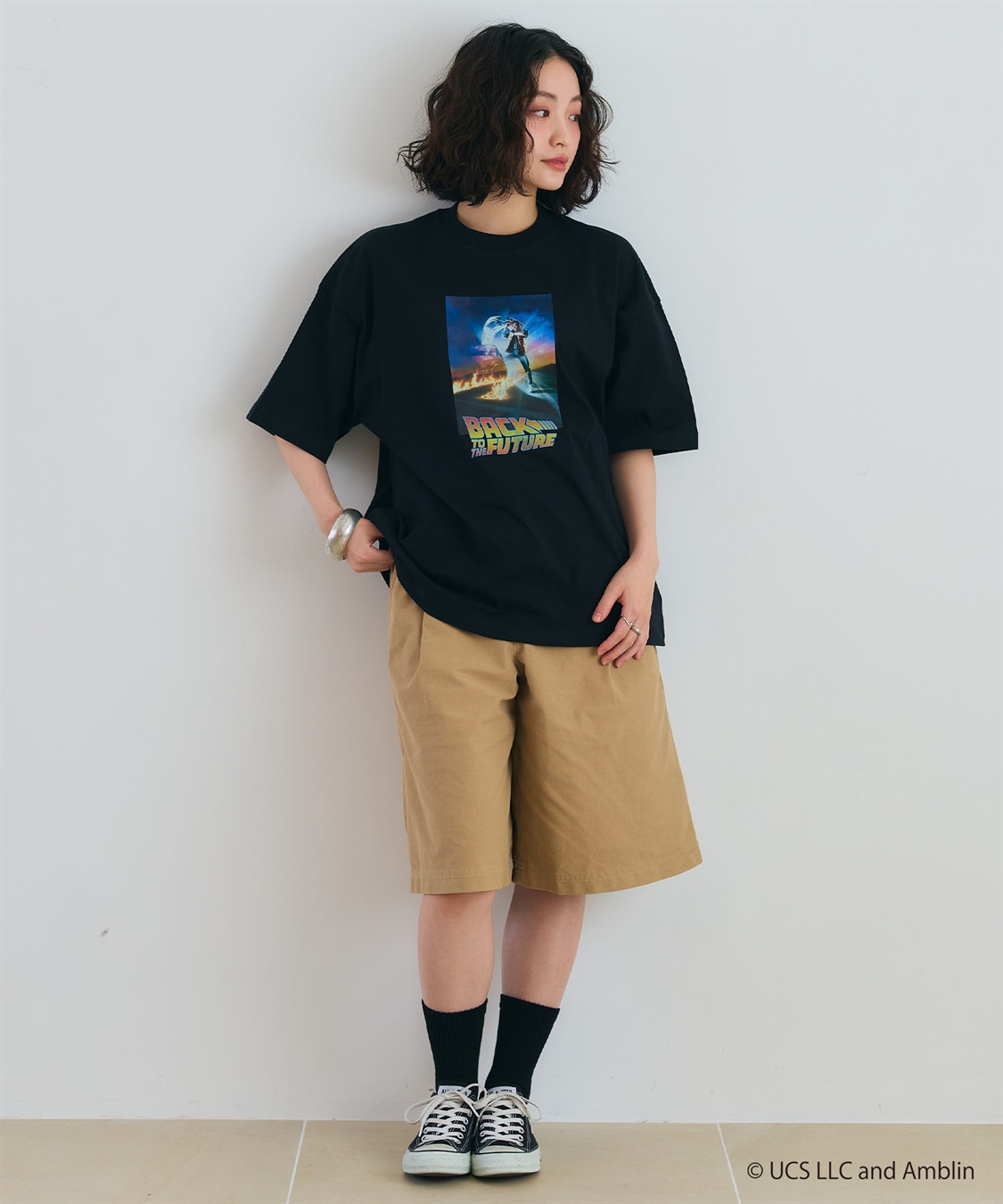 LAFUKU 【BACK TO THE FUTURE/バック・トゥ・ザ・フューチャー】ヴィンテージライク半袖Tシャツ / Over Harf Sleeve T-shirt《UNISEX》_sub_6