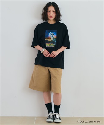 LAFUKU 【BACK TO THE FUTURE/バック・トゥ・ザ・フューチャー】ヴィンテージライク半袖Tシャツ / Over Harf Sleeve T-shirt《UNISEX》_subthumb_7