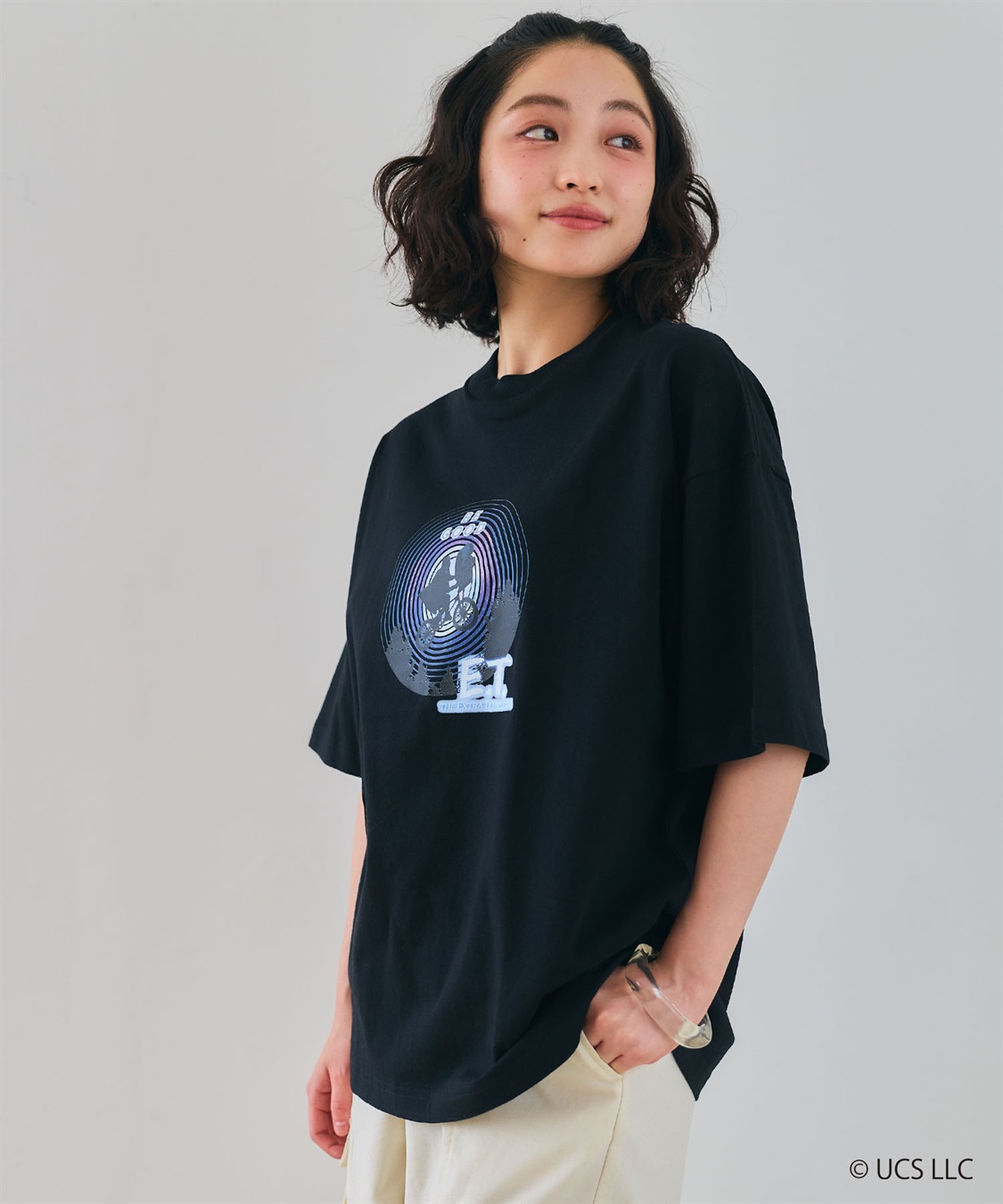 LAFUKU 【E.T./イーティー】ムービーグラフィックプリント半袖Tシャツ / Movie Scene Graphic T-Shirt《UNISEX》_sub_4