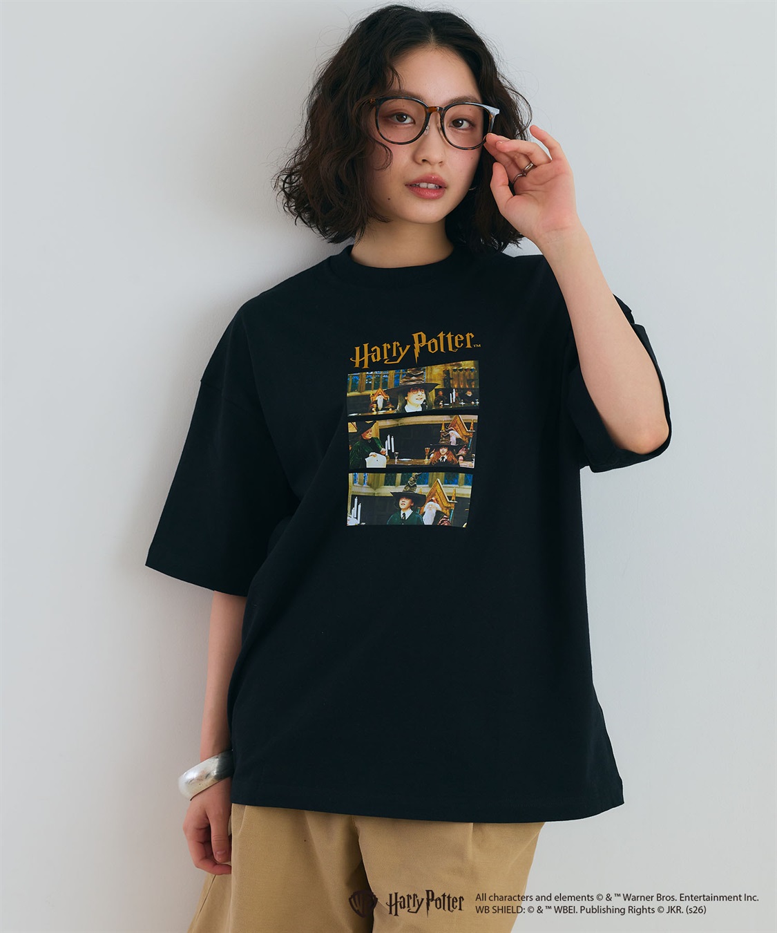 LAFUKU 【Harry Potter】別注 / ハリー・ポッターフォトTシャツ / Over Harf Sleeve T-shirt《UNISEX》_sub_4