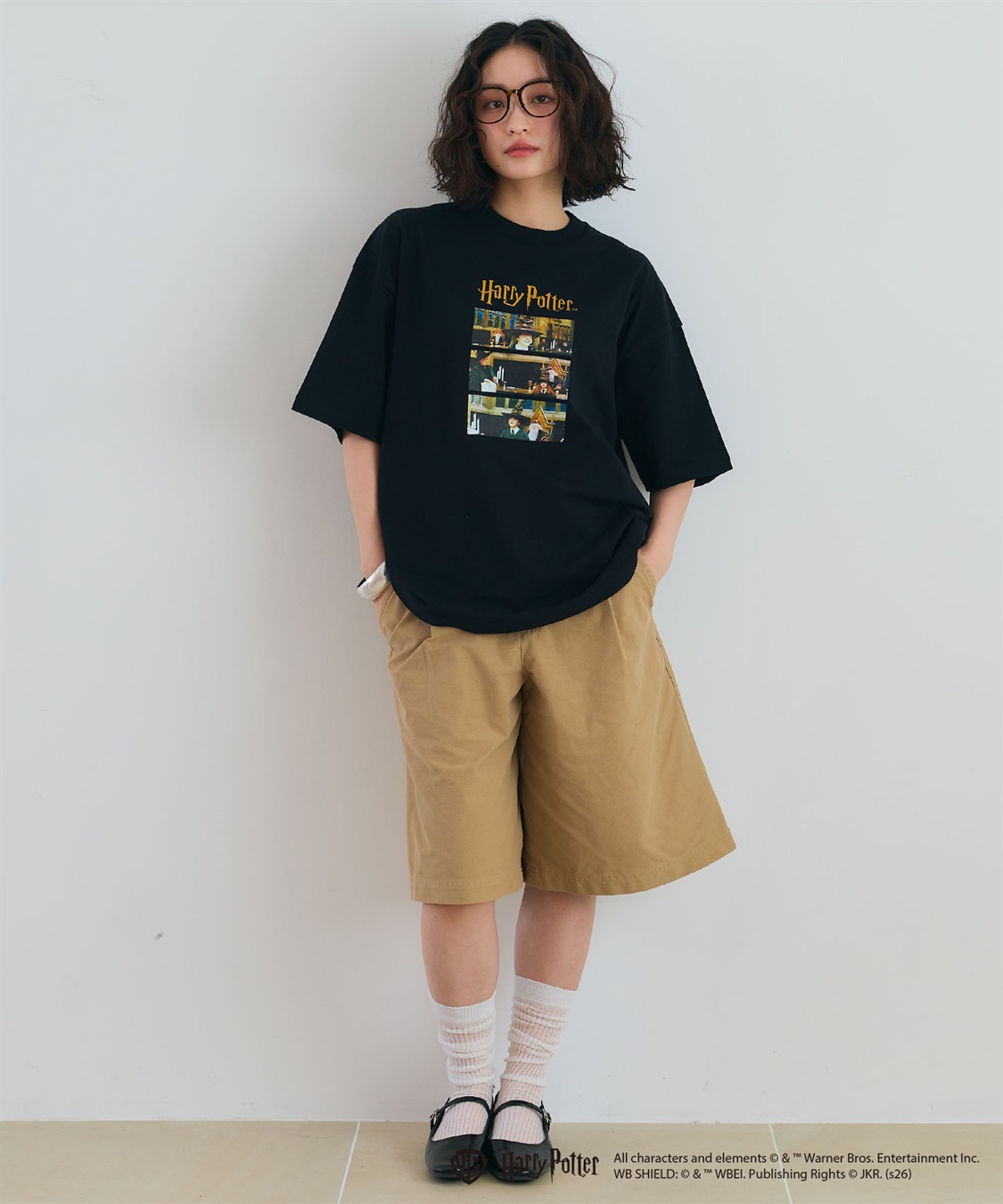 LAFUKU 【Harry Potter】別注 / ハリー・ポッターフォトTシャツ / Over Harf Sleeve T-shirt《UNISEX》_sub_7