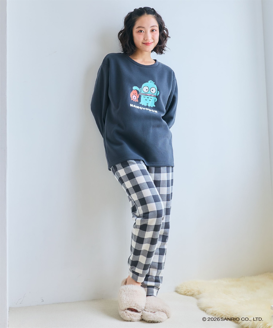 LAFUKU 【sanrio characters】プリント裏起毛スウェットルームウェアSET《サンリオキャラクターズ》_sub_3