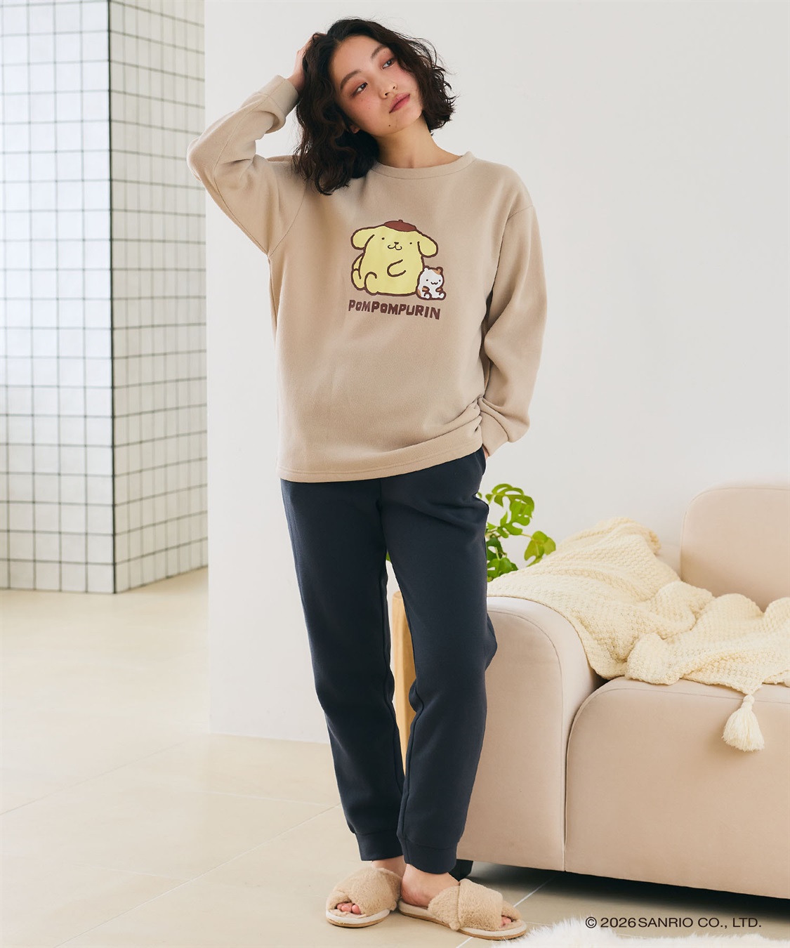LAFUKU 【sanrio characters】プリント裏起毛スウェットルームウェアSET《サンリオキャラクターズ》_sub_9