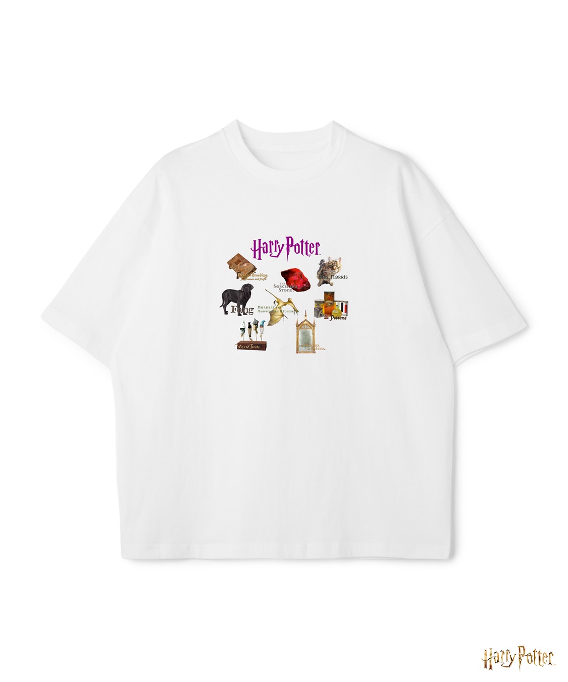 LAFUKU 【Harry Potter】別注 / ハリー・ポッターグラフィックTシャツ / Over Harf Sleeve Graphic T-shirt《UNISEX》_sub_1