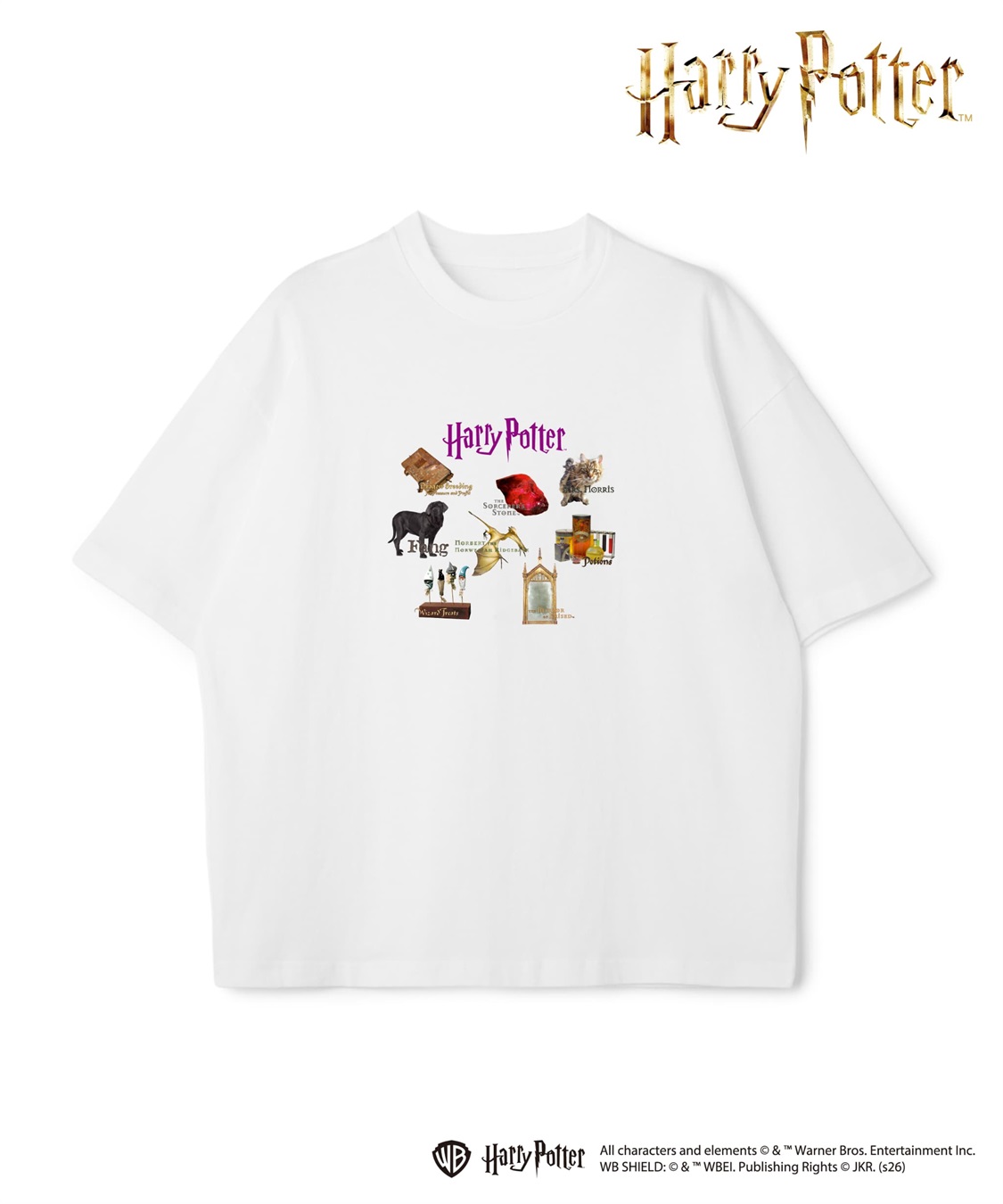 LAFUKU 【Harry Potter】別注 / ハリー・ポッターグラフィックTシャツ / Over Harf Sleeve Graphic T-shirt《UNISEX》_sub_2