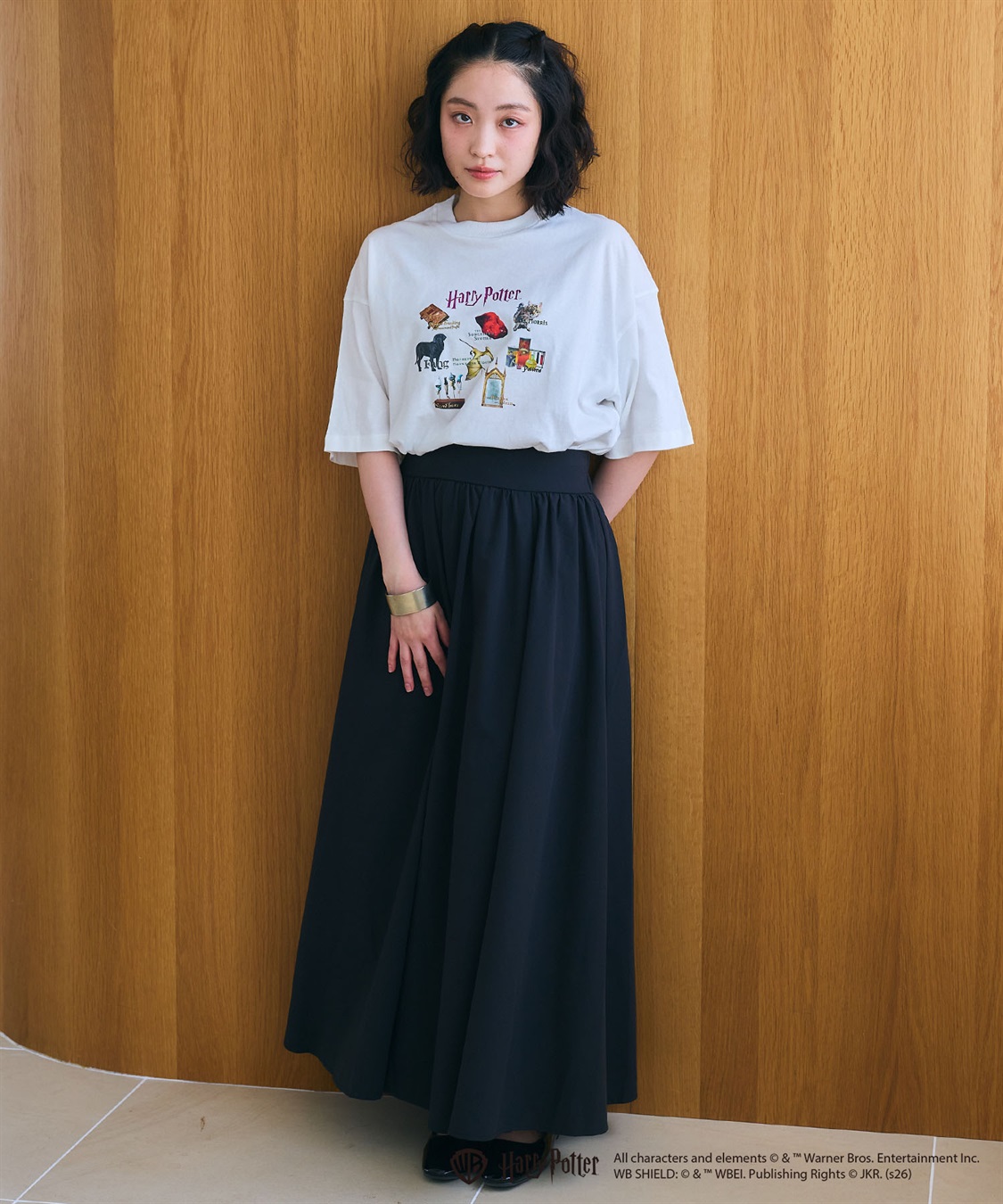 LAFUKU 【Harry Potter】別注 / ハリー・ポッターグラフィックTシャツ / Over Harf Sleeve Graphic T-shirt《UNISEX》_sub_5