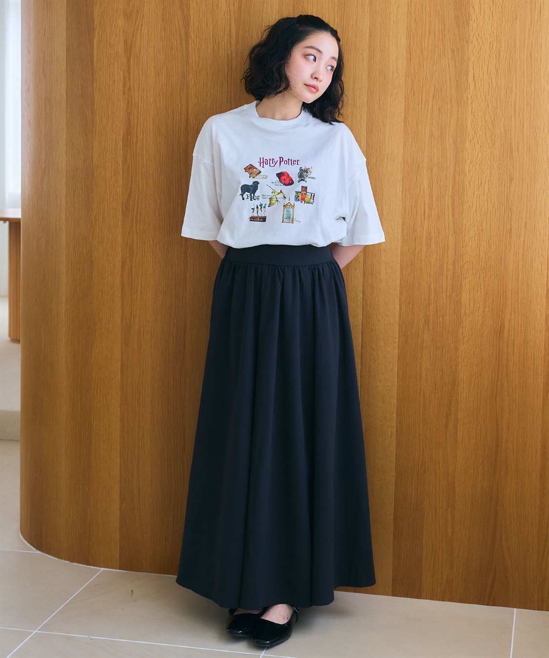 LAFUKU 【Harry Potter】別注 / ハリー・ポッターグラフィックTシャツ / Over Harf Sleeve Graphic T-shirt《UNISEX》_sub_15