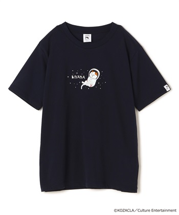 Life Style by cross marche 【NYASA/ニャサ】フロントプリント＋ロゴ刺繍（宇宙服）Ｔシャツ_subthumb_2