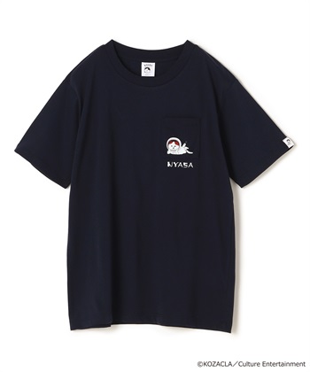 NYASA/ニャサ】胸ポケット（宇宙服）Tシャツ chara station