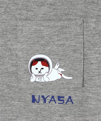 chara station 【NYASA/ニャサ】胸ポケット（宇宙服）Ｔシャツ_subthumb_3