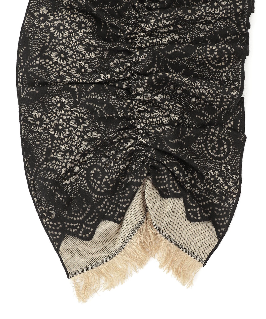 ATSURO TAYAMA レース柄ギャザーストール_sub_8