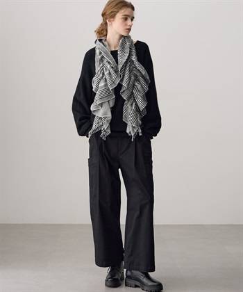 ATSURO TAYAMA グレンチェック柄ストール_subthumb_5