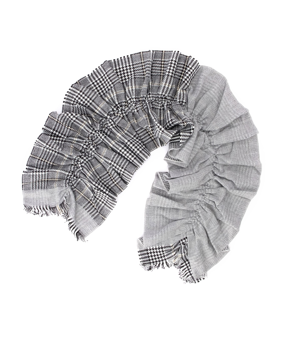 ATSURO TAYAMA グレンチェック柄ストール_sub_6