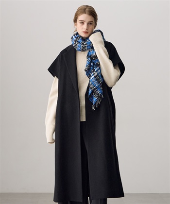 ATSURO TAYAMA ツイード調チェック柄ストール_subthumb_8