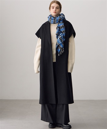 ATSURO TAYAMA ツイード調チェック柄ストール_subthumb_9