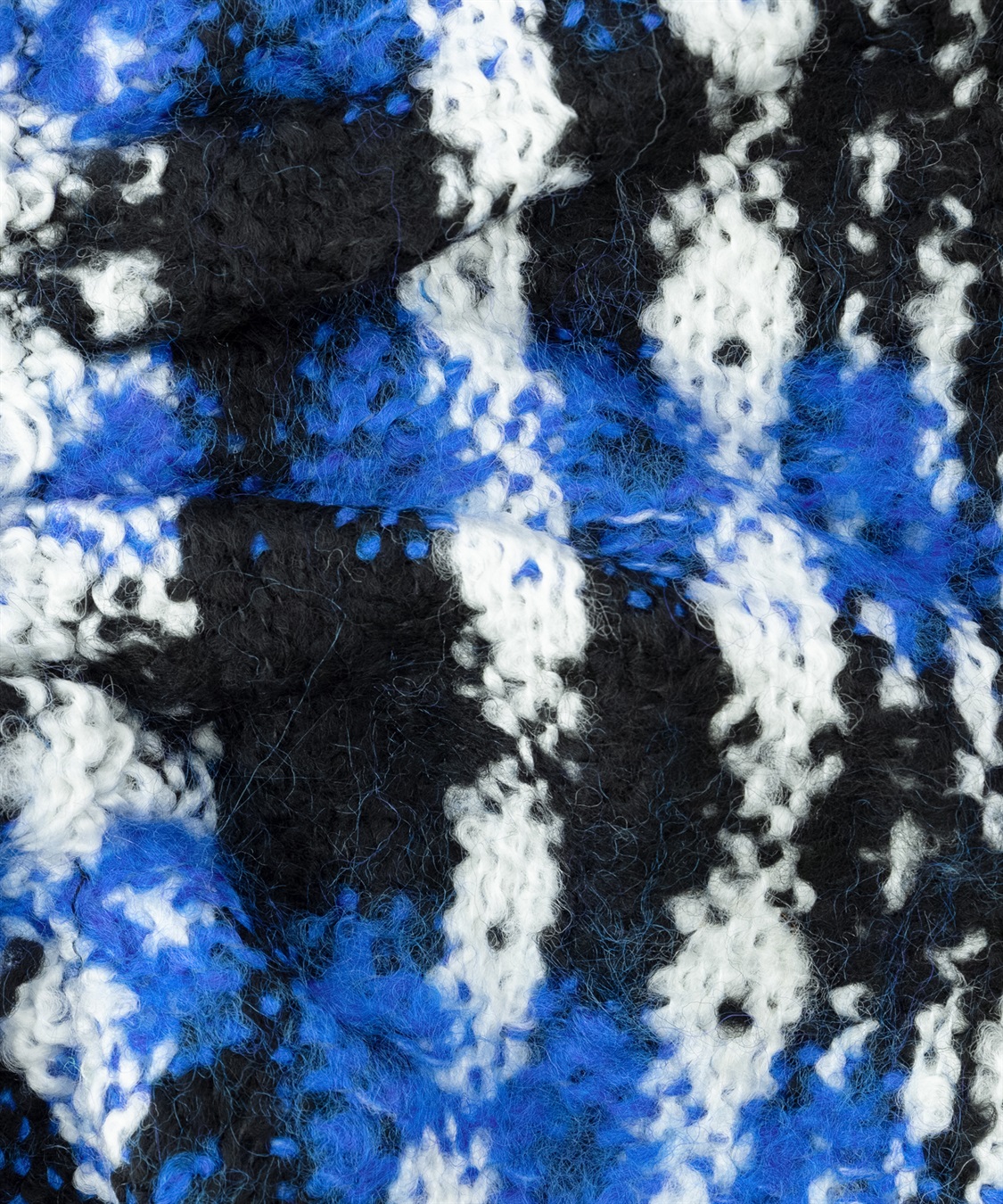 ATSURO TAYAMA ツイード調チェック柄ストール_sub_12