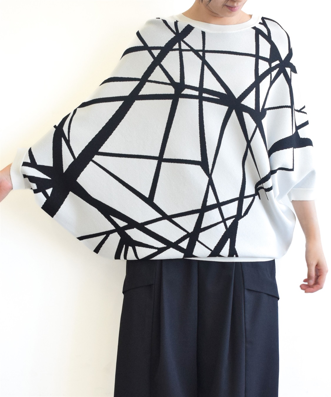 ATSURO TAYAMA ジャカードニットプルオーバー_sub_1