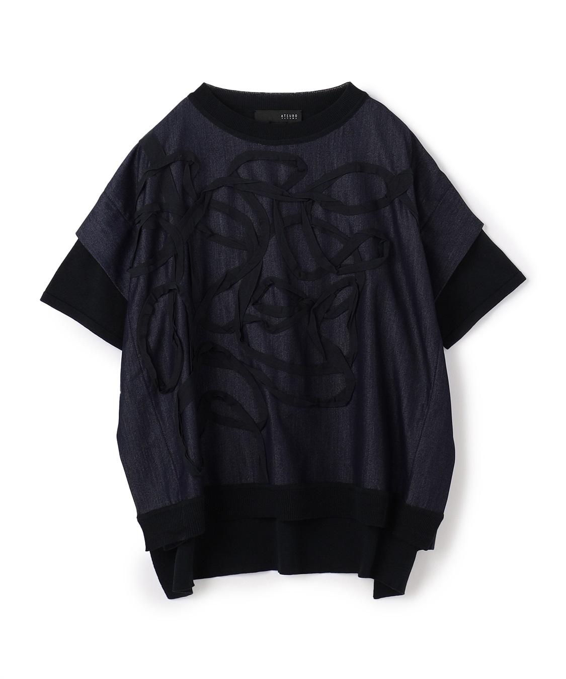 ATSURO TAYAMA 手書き風テープトップス_sub_2