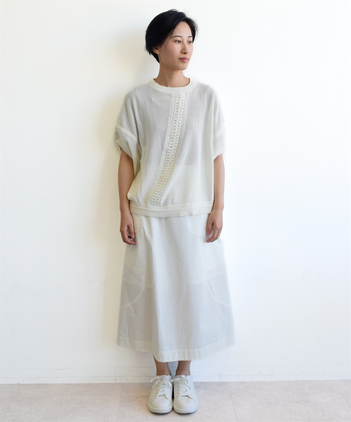 ATSURO TAYAMA コットンメッシュトップス_sub_1