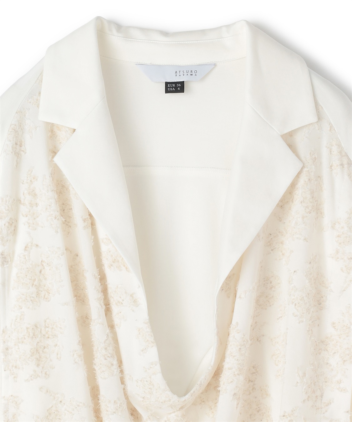 ATSURO TAYAMA インナー付きドレープブラウス_sub_3