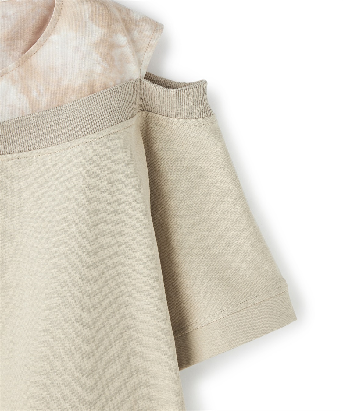 ATSURO TAYAMA タイダイ×無地重ね着風トップス_sub_4